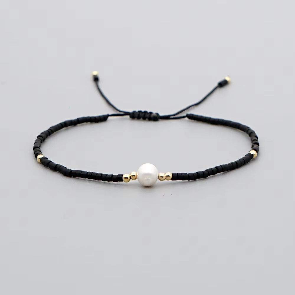 CCGOOD Miyuki Bracelet Dainty Beads Pulseras Simple Tiny Freshwater Pearl Bracelets For Women Fashion Jewelry