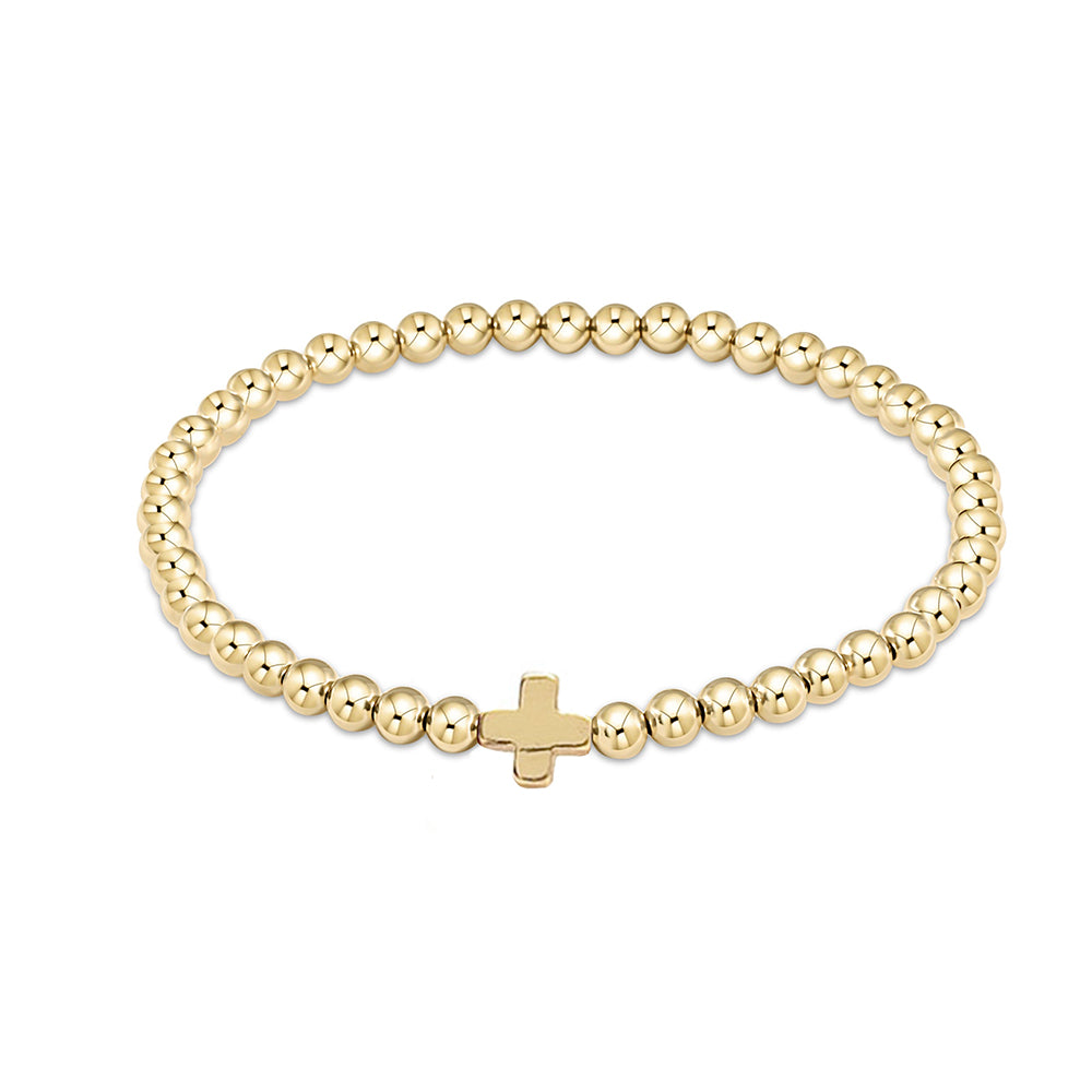 CCGOOD Christian Gold Cross Luxury Bracelet Fashion Boho Jewelry 18 K Gold Plated Heart Bracelet for Women Beaded Pulseras Mujer