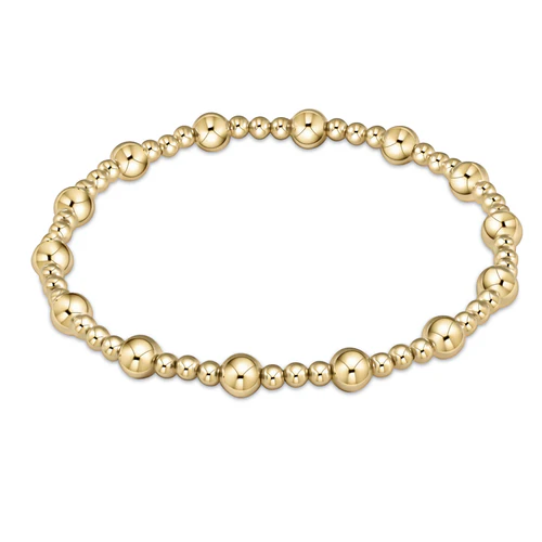 CCGOOD Gold Plated Ball Beads Bracelet Stack Tarnish Resistant Jewelry