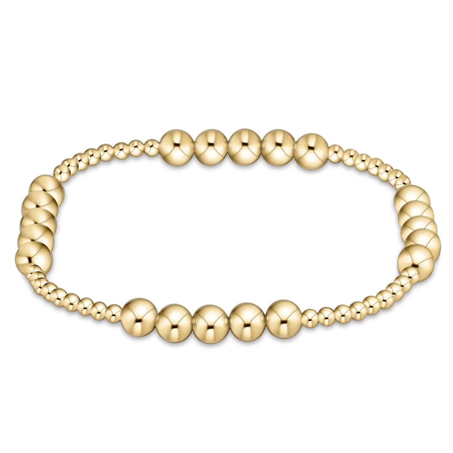 CCGOOD18K Gold Filled Beads Bracelet Stack Tarnish Resistant Ball Bracelets Set