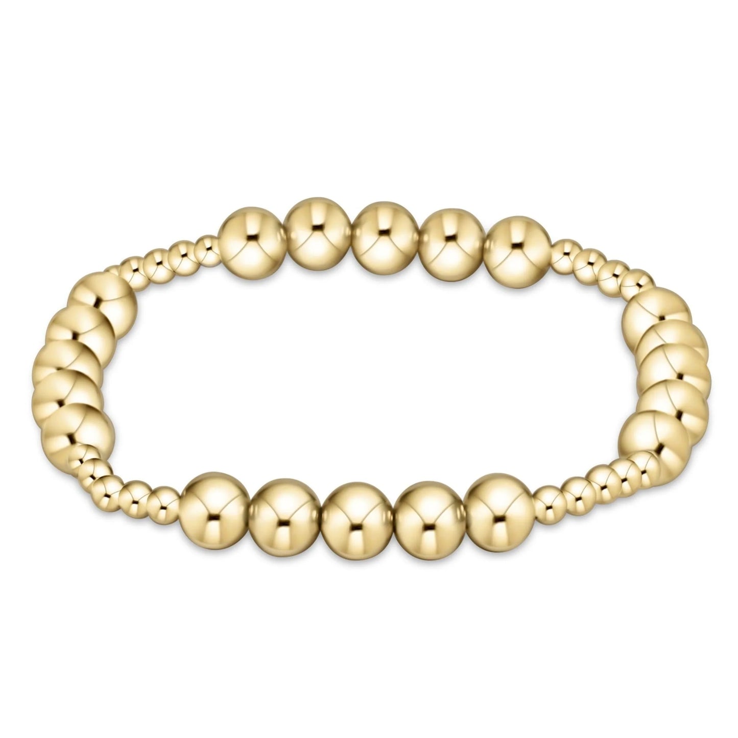 CCGOOD18K Gold Filled Beads Bracelet Stack Tarnish Resistant Ball Bracelets Set