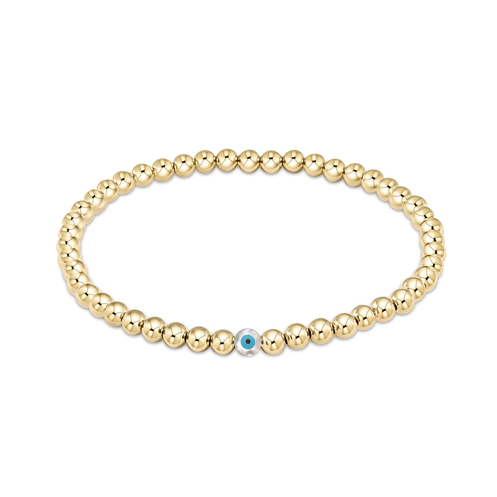 CCGOOD Bracelets porte-bonheur contre le mauvais œil Bracelet main de Fatima pour femme Perles en plaqué or 18 carats Pulseras extensibles Bijoux de protection