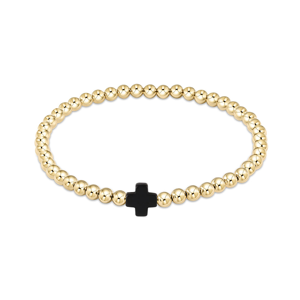 Pulsera CCGOOD con cruz multicolor apilable, pulseras de cuentas de bolas chapadas en oro de 18 K para mujer, joyería bohemia, pulseras impermeables