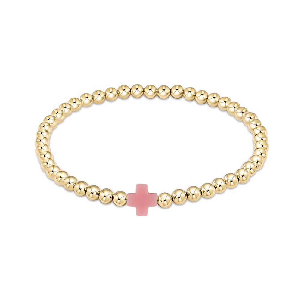 Pulsera CCGOOD con cruz multicolor apilable, pulseras de cuentas de bolas chapadas en oro de 18 K para mujer, joyería bohemia, pulseras impermeables